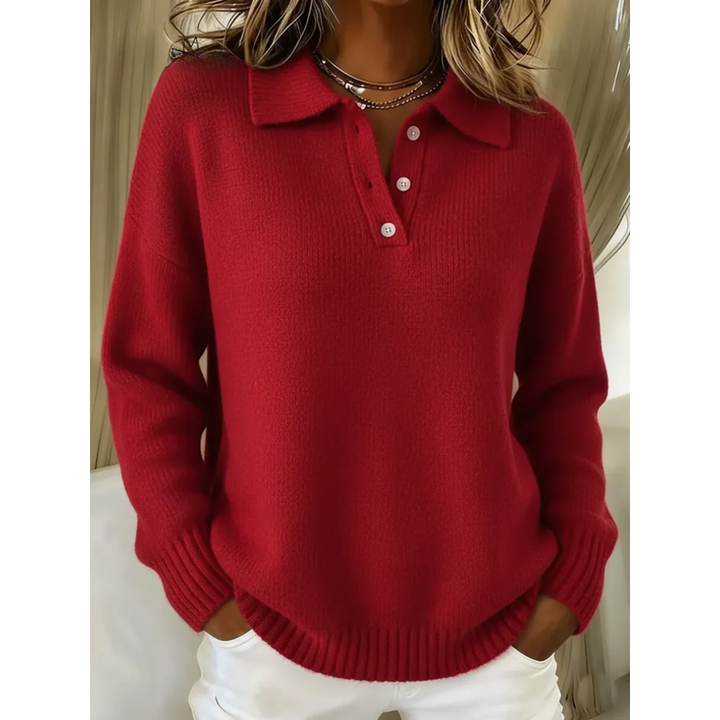 Christiane | Weicher Pullover mit Polokragen