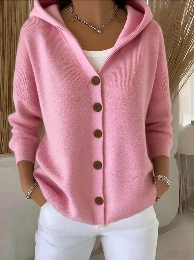 Anna | Strickjacke mit Kapuze