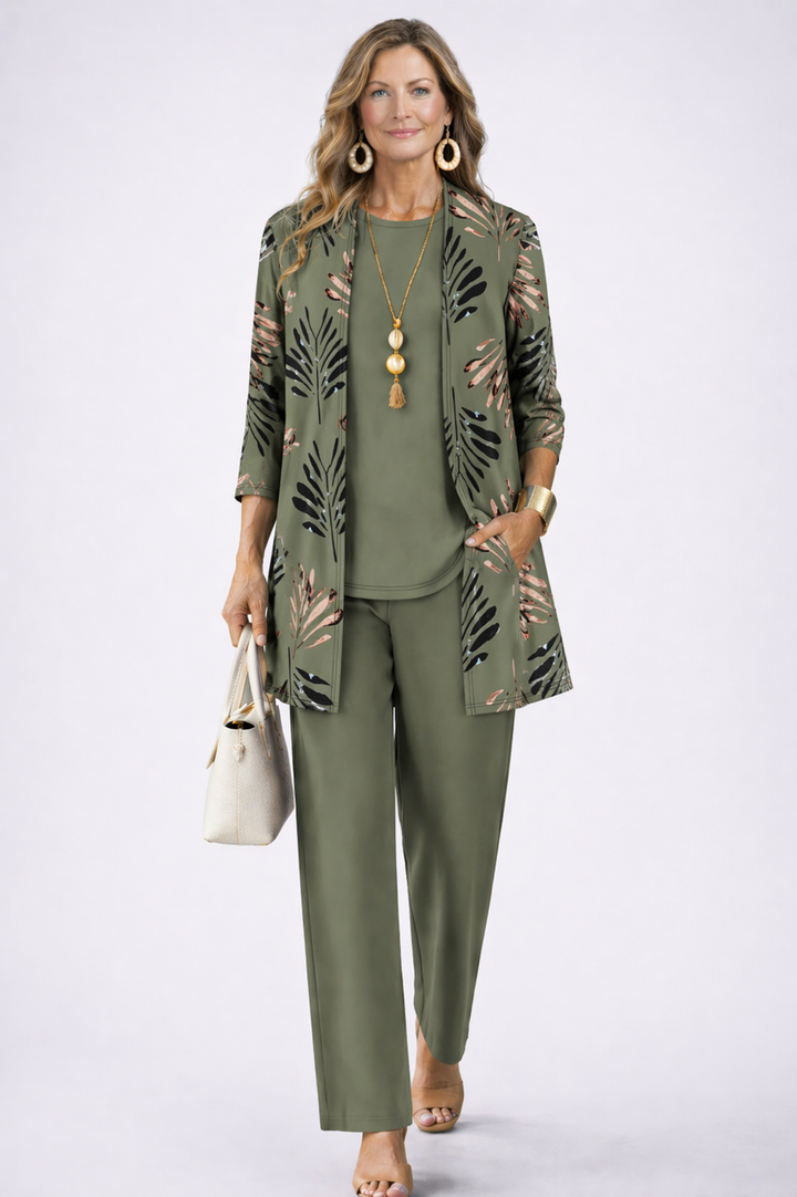 Adelheid | Elegantes dreiteiliges Damenset