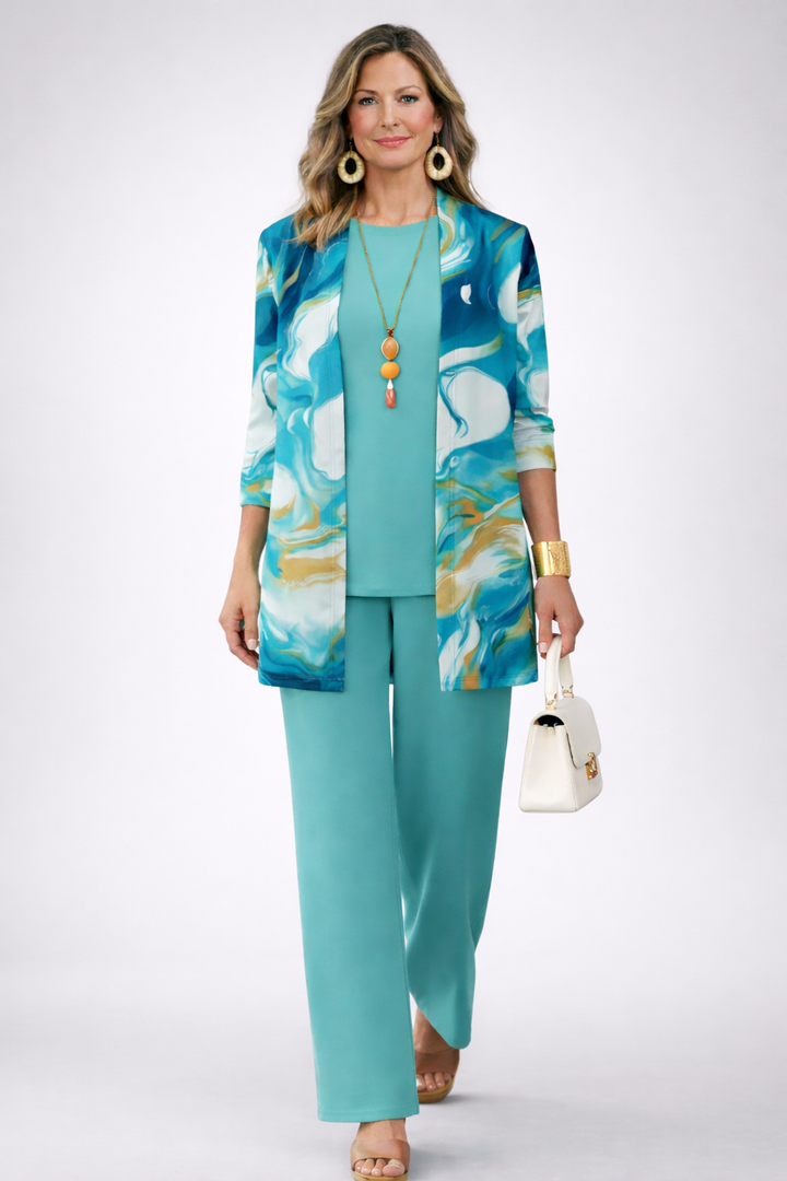 Jutta | Elegantes dreiteiliges Damenset