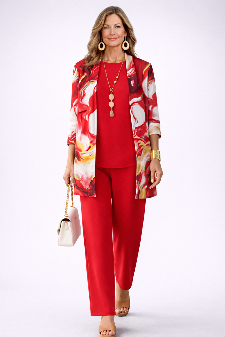 Elfriede | Elegantes dreiteiliges Damenset