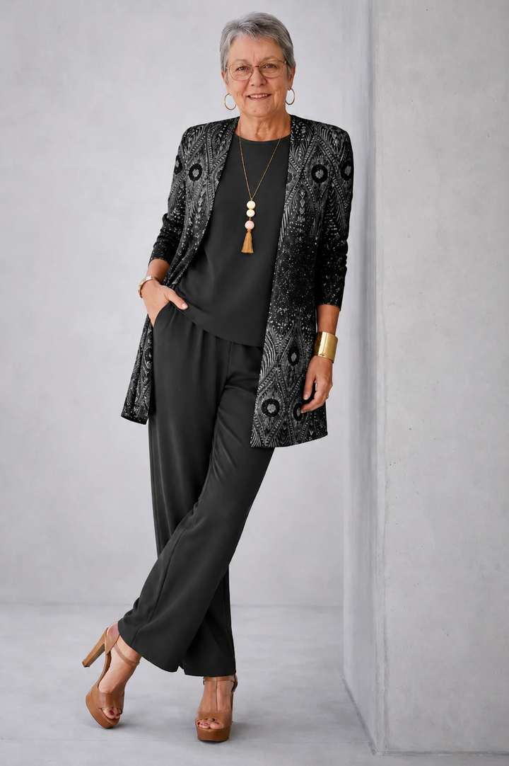 Agnes | Elegantes dreiteiliges Damenset