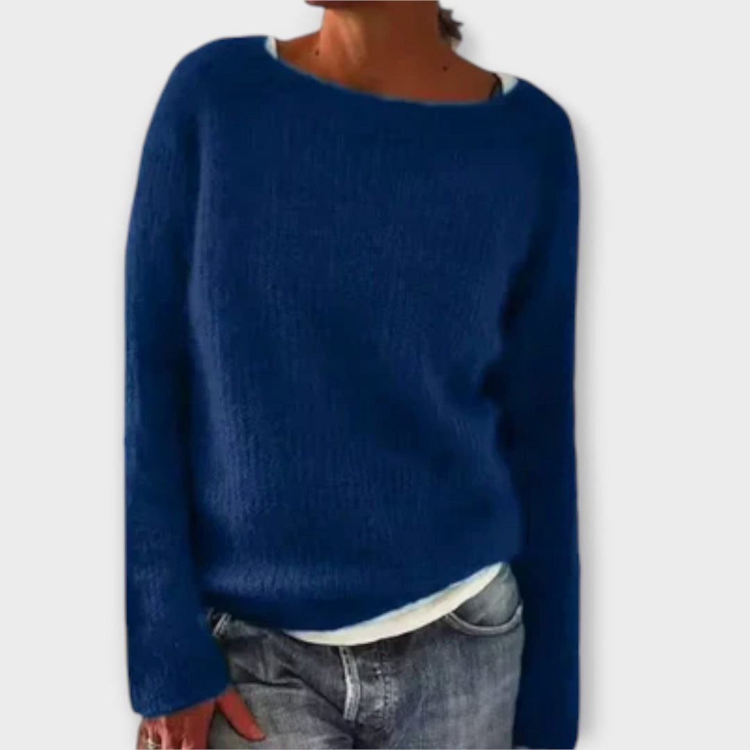 Ines™ | Pullover in warmem Senfgelb