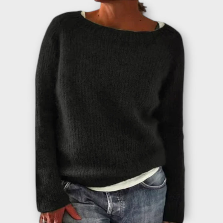 Ines™ | Pullover in warmem Senfgelb