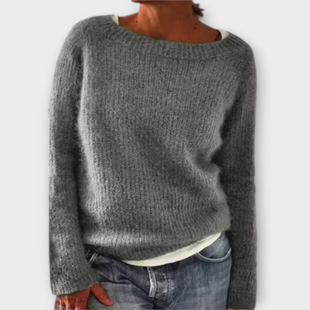 Ines™ | Pullover in warmem Senfgelb