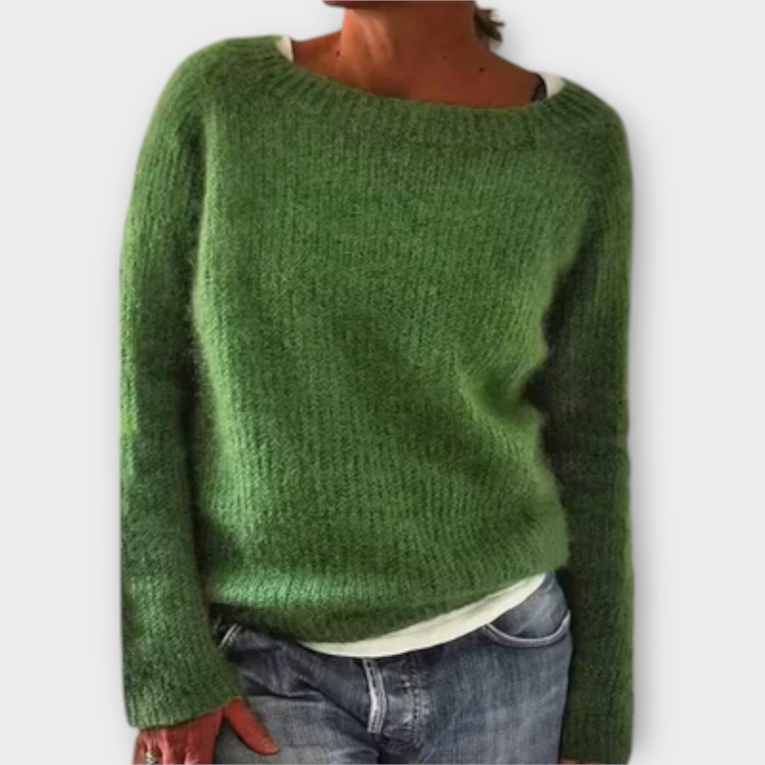 Ines™ | Pullover in warmem Senfgelb