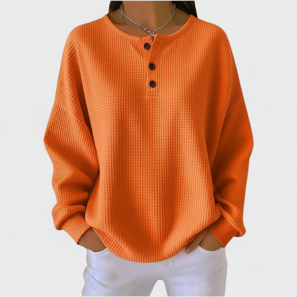 Jana™ | Pullover in warmem Orange
