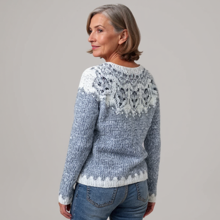 Dorothea™ | Pullover mit Frostmuster