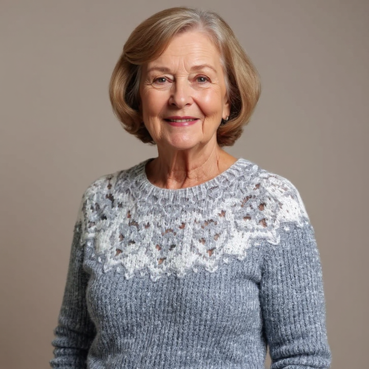 Dorothea™ | Pullover mit Frostmuster