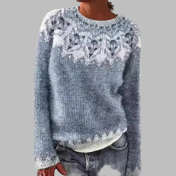 Dorothea™ | Pullover mit Frostmuster