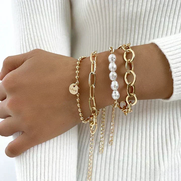 Anneke | Zartes Armband-Set