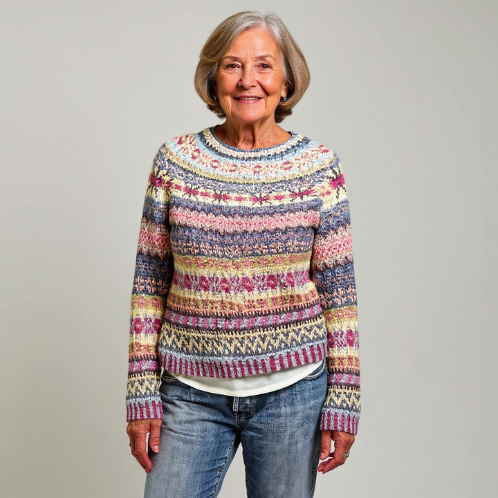 Anneliese™ | Pullover im Norweger-Streifenmix