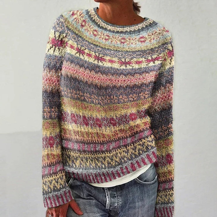 Anneliese™ | Pullover im Norweger-Streifenmix
