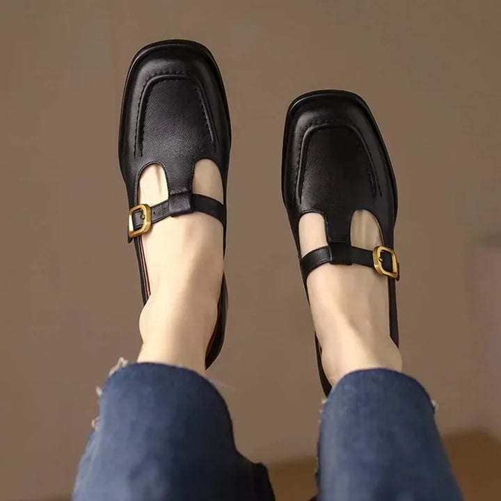 Alma – T-Steg-Schuhe im Vintage-Stil