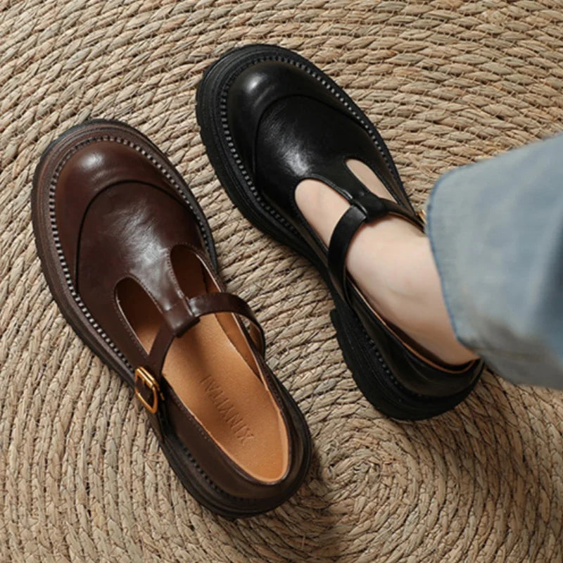 Daria – Vintage-T-Steg-Schuhe