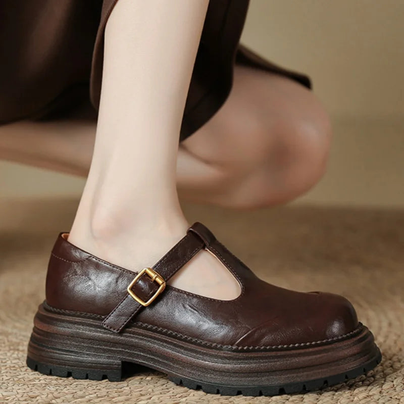 Daria – Vintage-T-Steg-Schuhe