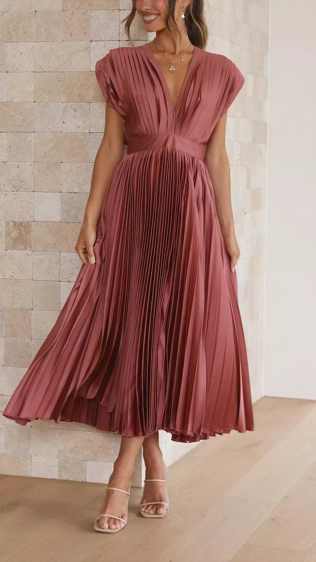 Sina | Kleid plissé elegant