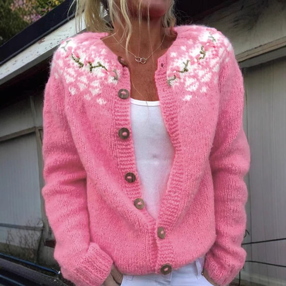 Johanna | Strickjacke im isländischen Vintage-Stil