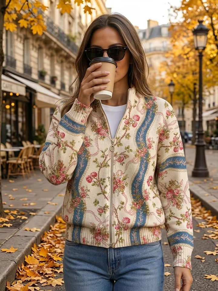 Cornelia™ | Cardigan mit Rosenranken