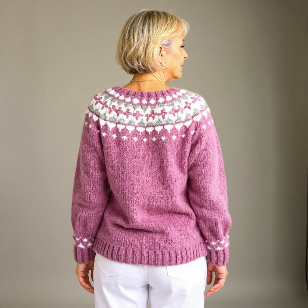 Anna | Strickjacke im isländischen Vintage-Stil