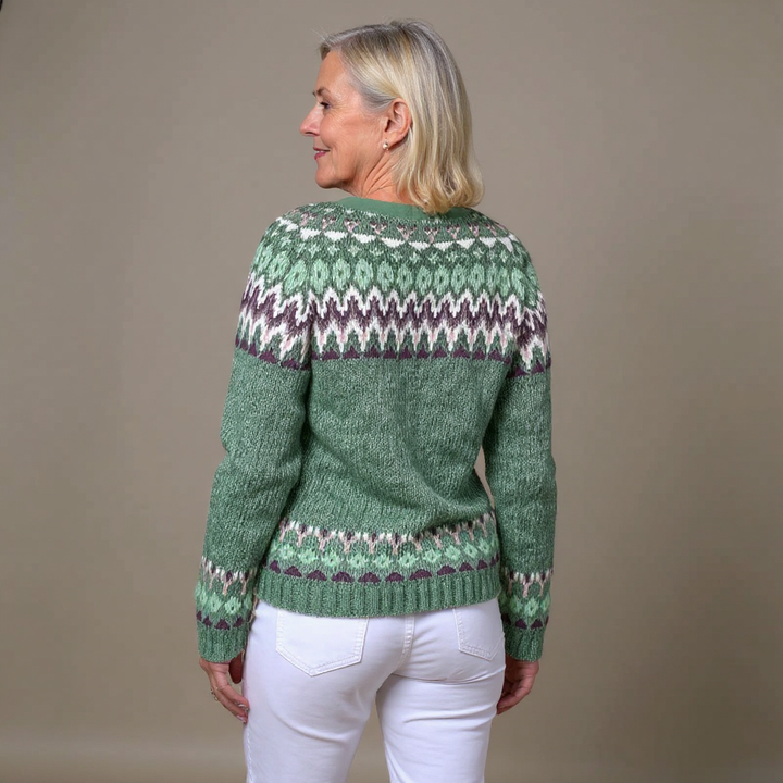 Luise | Strickjacke im isländischen Vintage-Stil