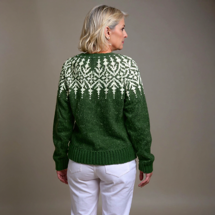 Birgit | Strickjacke im isländischen Vintage-Stil