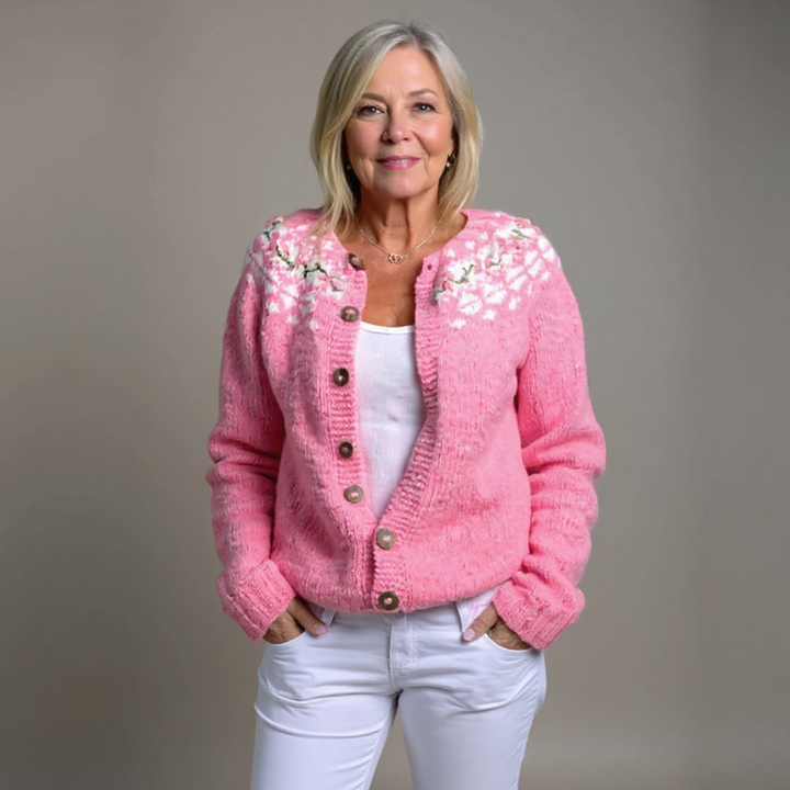 Johanna | Strickjacke im isländischen Vintage-Stil