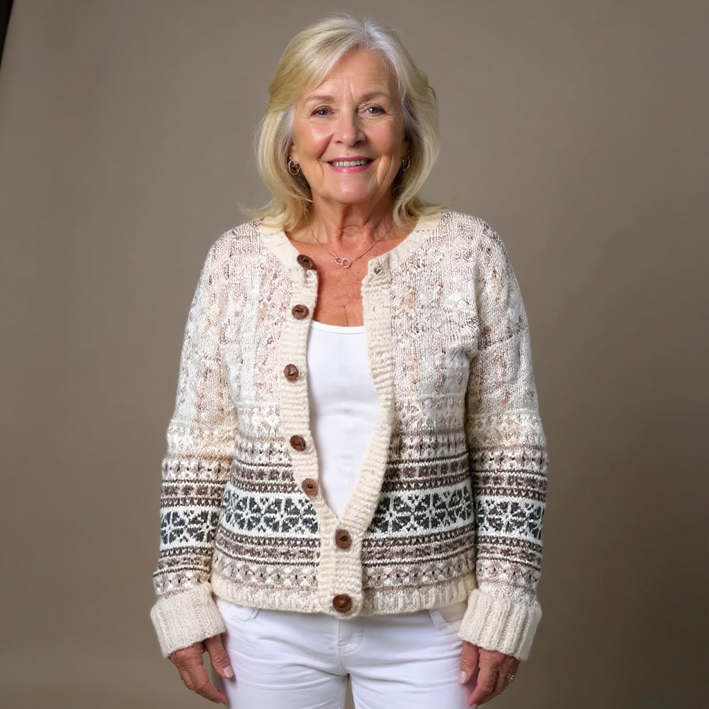 Inge | Strickjacke im isländischen Vintage-Stil