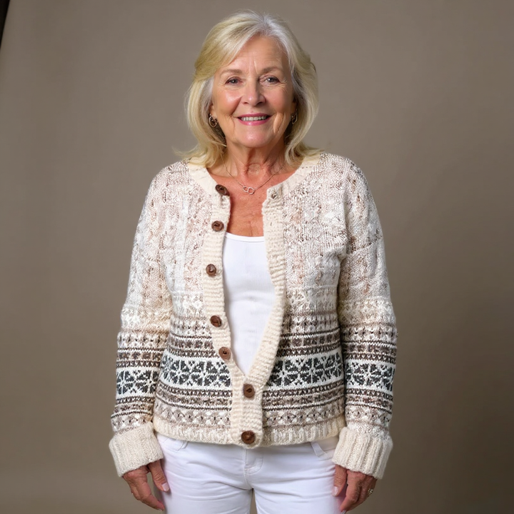 Inge | Strickjacke im isländischen Vintage-Stil