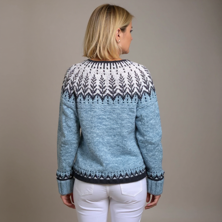 Ingrid | Strickjacke im isländischen Vintage-Stil