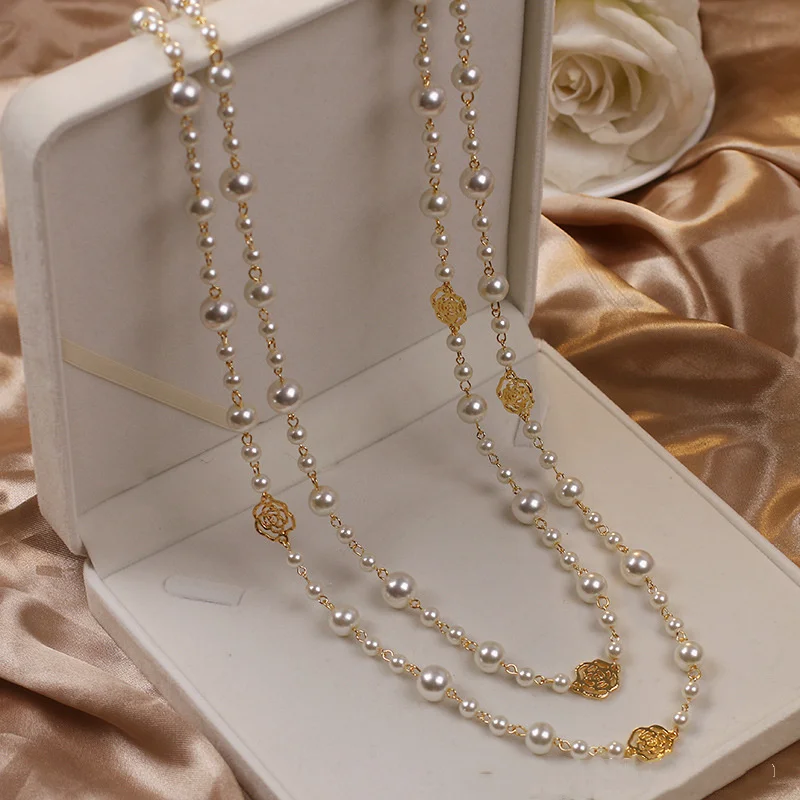 Klara | Elegante Kette im Perlen-Look