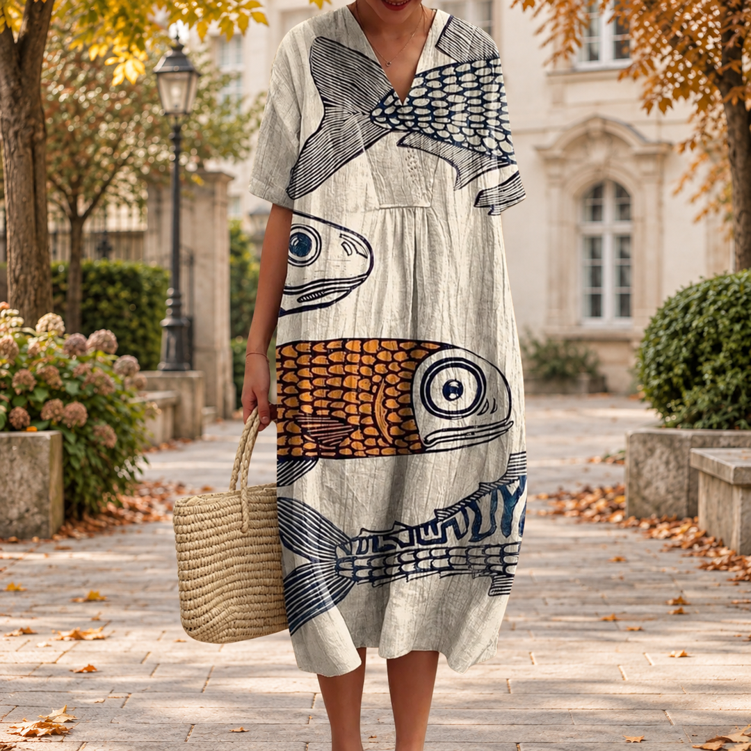 Bequemes Herbstkleid