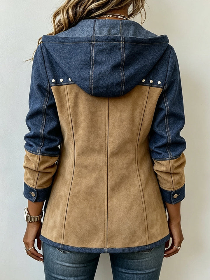 Frieda | Patchwork-Jacke mit Kapuze