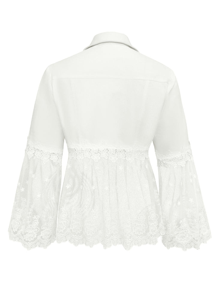 Maja | Jacke mit Spitzeneinsätzen