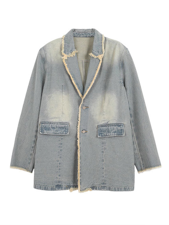 Rita™ | Oversized Blazer im Used-Look