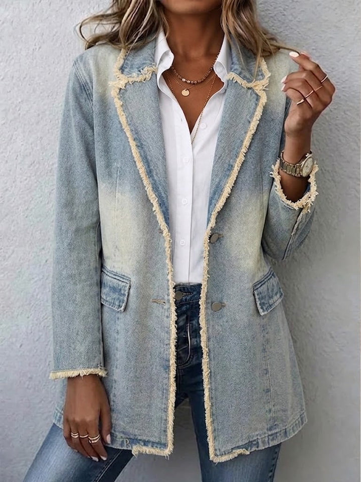 Rita™ | Oversized Blazer im Used-Look