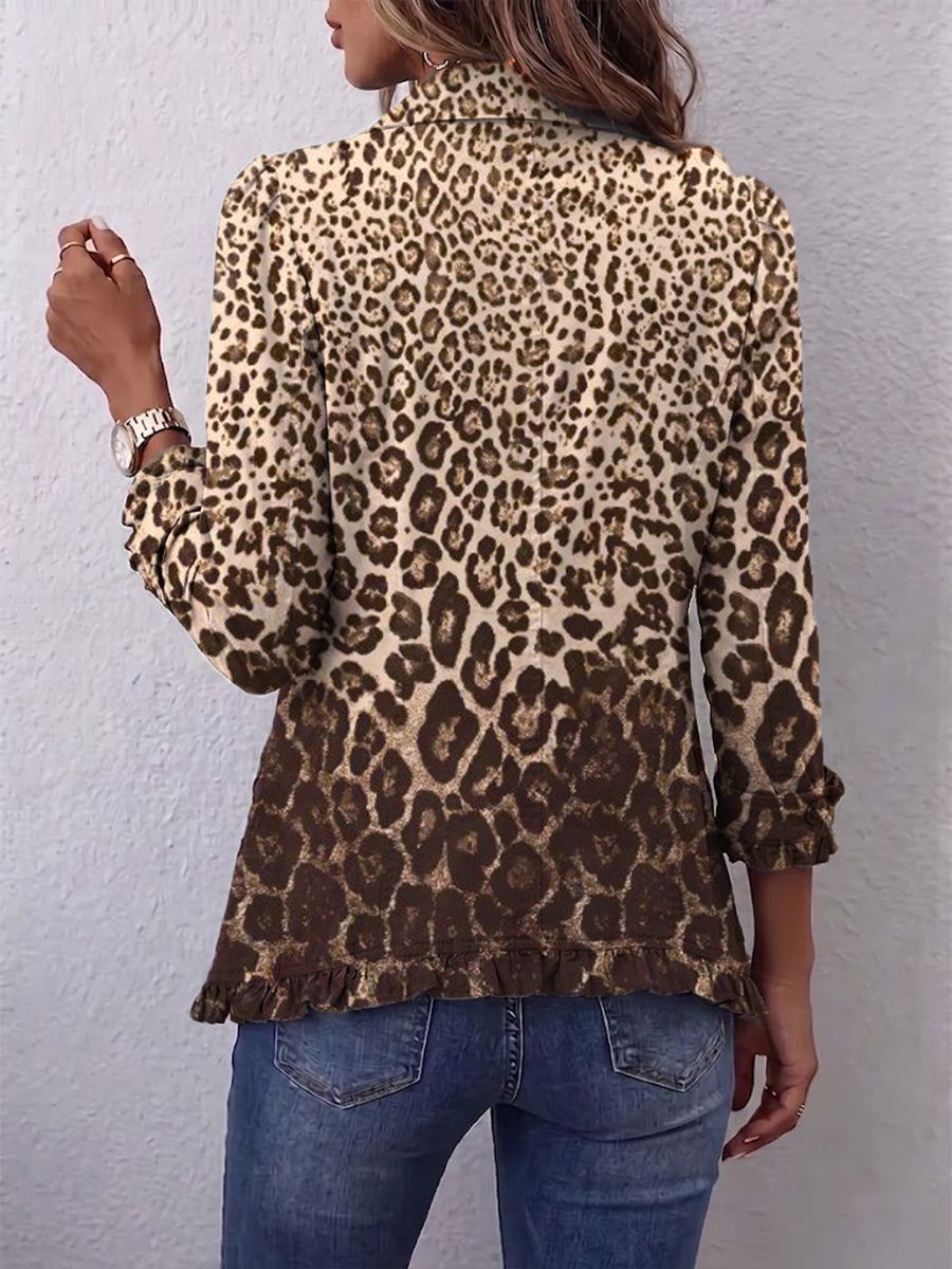 Erika™ | Blazer im Leoparden-Print