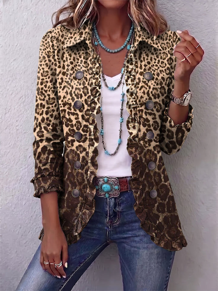 Erika™ | Blazer im Leoparden-Print