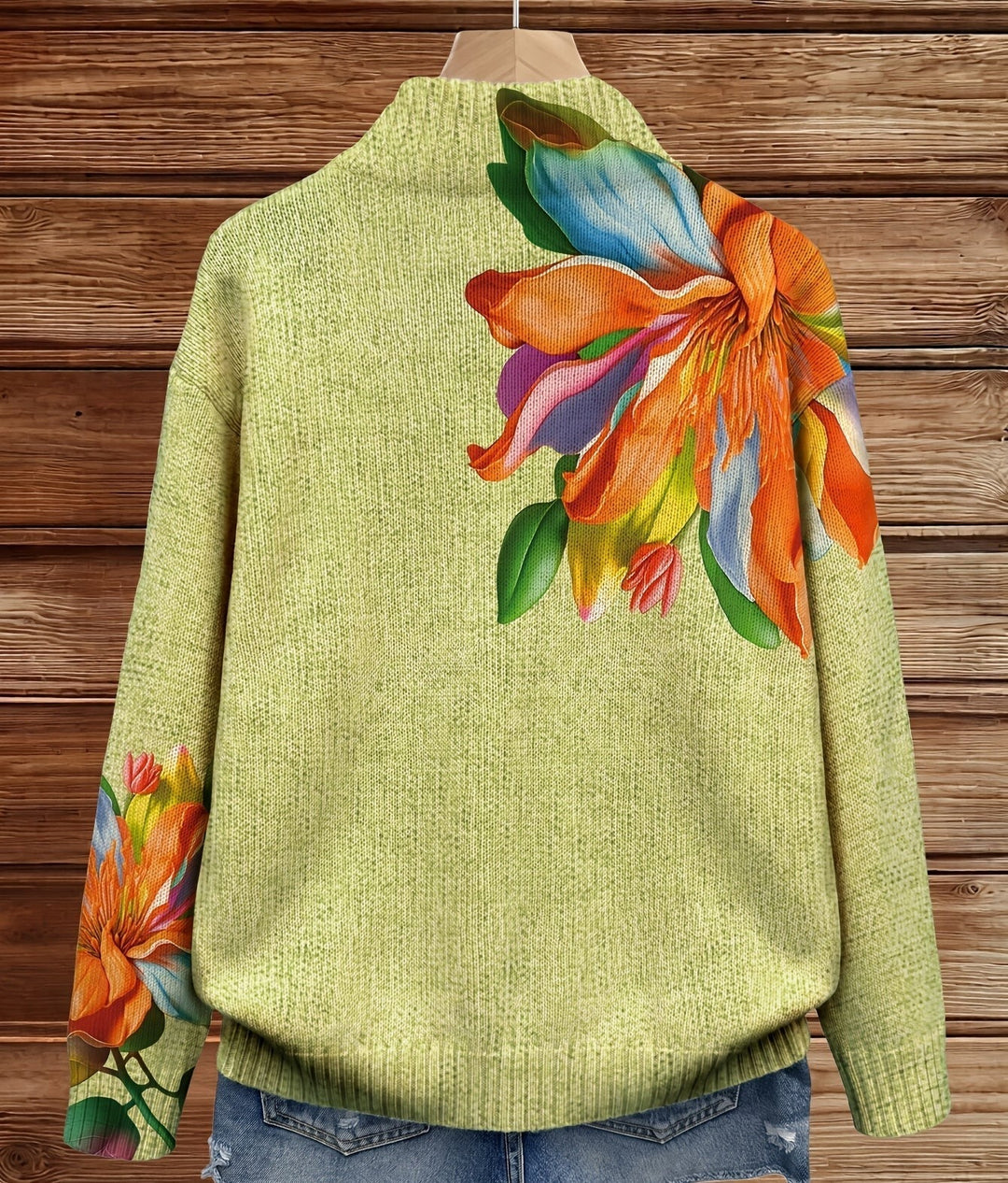 Barbara™ | Cardigan mit Tropenblüten